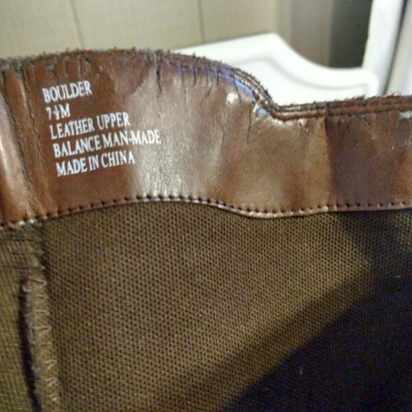 Vintage Steve Madden Distressed Soft Leather Boots "Boulder" 7.5 Mid Calf - Picture 9 of 9